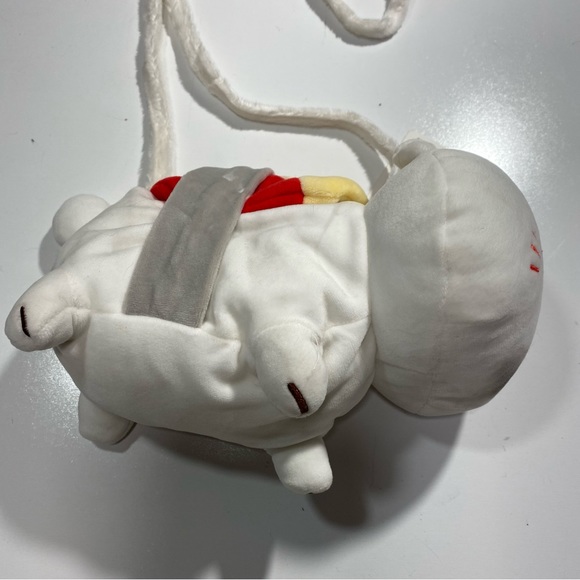 Miniso Life White Mini Squish-able Stuffed Plush Cute Kitty Cat Zip Purse NWT - Picture 10 of 15
